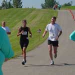 runners at finish